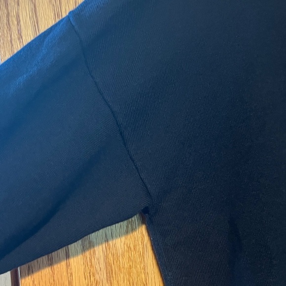 Lands' End Navy Crew Neck Sweater - Picture 10 of 12